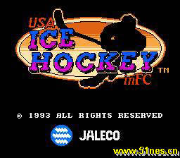 fc/nes游戏 USA冰上曲棍球