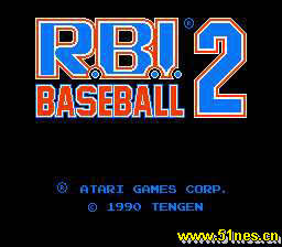 fc/nes游戏 RBI棒球2