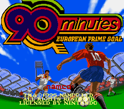 sfc游戏 90分钟欧洲足球(欧)90 Minutes - European Prime Goal (E)
