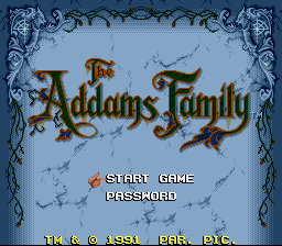 sfc游戏 阿达一族(美)(NSS)Addams Family, The (U) (NSS)
