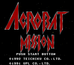 sfc游戏 特殊任务(日)Acrobat Mission (J)