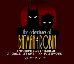 sfc游戏 蝙蝠侠和罗宾的冒险(欧)Adventures of Batman & Robin, The (E)