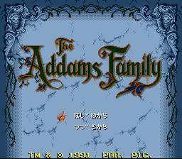 sfc游戏 阿达一族(日)Addams Family, The (J)