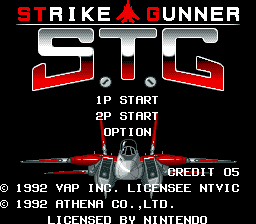 sfc游戏 Strike Gunner S.T.G (USA)