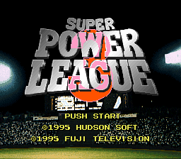 sfc游戏 超动力联盟棒球21.1版(日)Super Power League 2 (J) (v1.1)