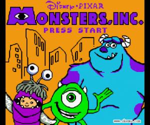 gbc游戏 1089 - 怪物公司 (Monsters Inc) (Europe) (Rev A)