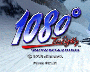 n64游戏 1080度滑雪[日][美]1080 Snowboarding (Japan, USA) (En,Ja)