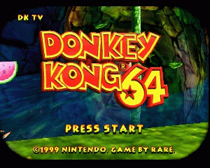 n64游戏 N64大金刚[美][演示版]Donkey Kong 64 (USA) (Demo) (Kiosk)