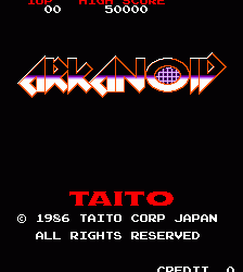 打砖块arkanoid.zip mame街机游戏roms