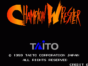 冠军摔角手champwr.zip mame街机游戏roms