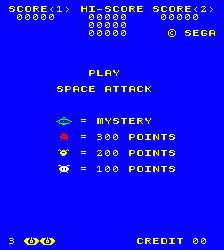 太空攻击 sspacat3.zip mame街机游戏roms