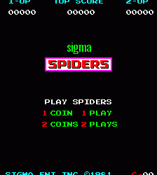 蜘蛛 spiders2.zip mame街机游戏roms