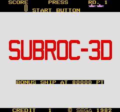 3D海面大战 subroc3d.zip mame街机游戏roms