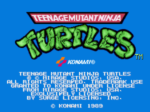 忍者神龟一代 tmnt.zip mame街机游戏roms