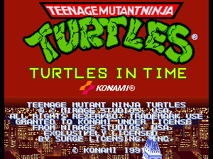 忍者神龟二代-时空大战 tmnt2a.zip mame街机游戏roms