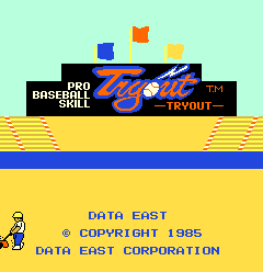 棒球预赛 tryout.zip mame街机游戏roms