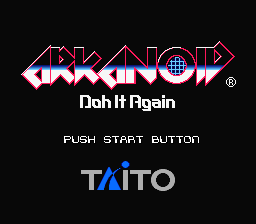 sfc游戏 打砖块(日)Arkanoid - Doh It Again (J)