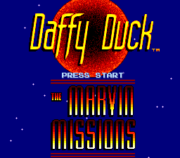 sfc游戏 达菲鸭-火星任务(美)Daffy Duck - The Marvin Missions (U)