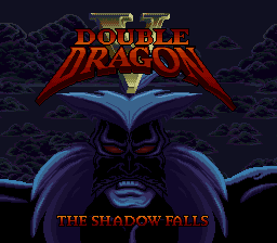 sfc游戏 双截龙5(欧)Double Dragon V - The Shadow Falls (E)