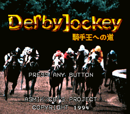 sfc游戏 德贝赛马2(日)Derby Jockey 2 (J)