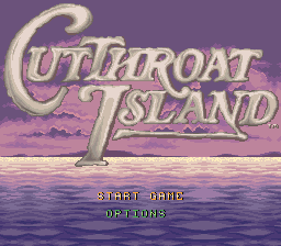 sfc游戏 割喉岛(欧)CutThroat Island (E)