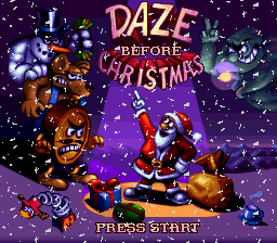 sfc游戏 圣诞老人大进击(欧)Daze Before Christmas (E)