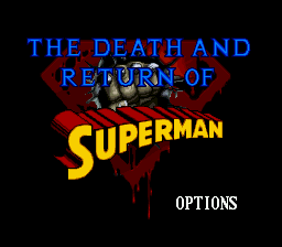 sfc游戏 超人-死里逢生(欧)Death and Return of Superman, The (E)