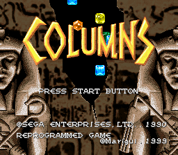 sfc游戏 宝石方块(日)(NP)Columns (J) (NP)