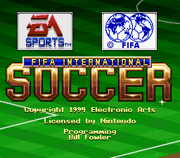 sfc游戏 FIFA国际足球赛(美)FIFA International Soccer (U)