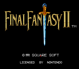 sfc游戏 最终幻想4-1.0(美)Final Fantasy II (U) (v1.0)