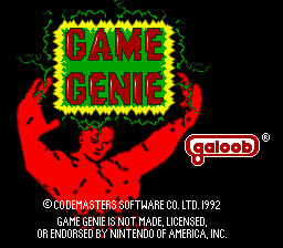 sfc游戏 游戏精灵金手指(美)Game Genie (USA) (Alt 1) (Unl) [b]