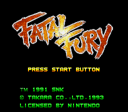 sfc游戏 饿狼传说(美)Fatal Fury 2 (U)