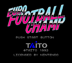 sfc游戏 欧洲冠军杯足球赛(欧)Euro Football Champ (E)