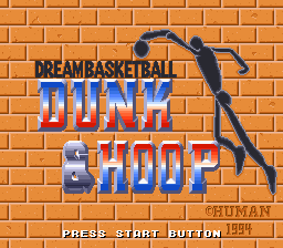 sfc游戏 梦幻篮球赛(日)Dream Basketball - Dunk & Hoop (J)