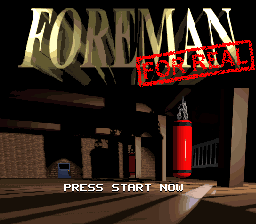 sfc游戏 真实拳击(欧)Foreman For Real (E)