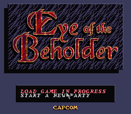 sfc游戏 偷窥之眼(美)Eye of the Beholder (U)