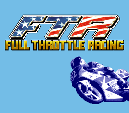 sfc游戏 全速狂飙Full Throttle - All-American Racing (USA) (Beta)