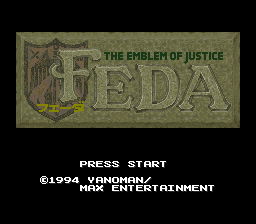 sfc游戏 王者之师/正义之纹章(日)(测试版)Feda - The Emblem of Justice (J) (Beta)