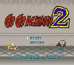 sfc游戏 冲!冲!恶魔君(日)Go Go Ackman (J)