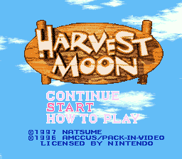 sfc游戏 牧场物语(美)Harvest Moon (U)