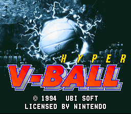 sfc游戏 超级排球(欧)Hyper V-Ball (E)