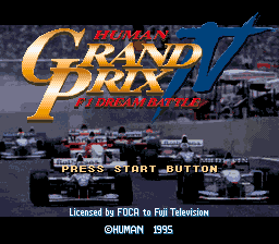 sfc游戏 休曼GP赛车4(日)Human Grand Prix IV - F1 Dream Battle (J)