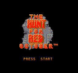 sfc游戏 猎杀红色十月(美)Hunt for Red October, The (U)