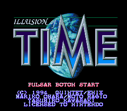 sfc游戏 盖亚幻想记(西班牙)Illusion of Time (S)