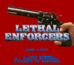 sfc游戏 双枪-欧(枪)Lethal Enforcers (E)