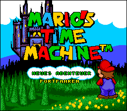 sfc游戏 马力欧的时光机器(德)Mario's Time Machine (G)