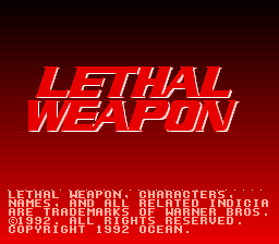 sfc游戏 致命武器Lethal Weapon (U)