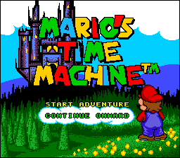 sfc游戏 马力欧的时光机器(欧)Mario's Time Machine (E)