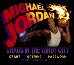 sfc游戏 麦可乔登历险记(欧)Michael Jordan - Chaos in the Windy City (E)