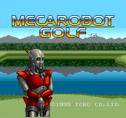 sfc游戏 机器人高尔夫(美)Mecarobot Golf (U)